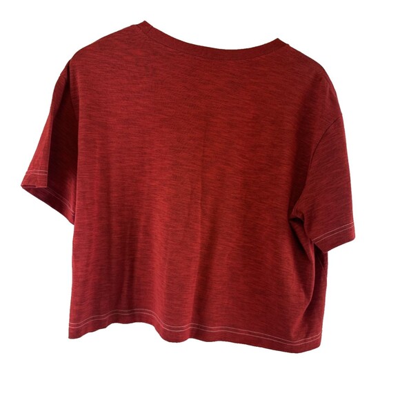 Illinois State University Redbirds Womens T-Shirts Lot Of 2 Cropped Red Large - Picture 4 of 16